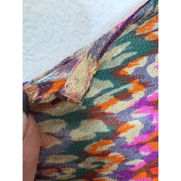 Blank London Womens Petite Medium Multicolor Boho Blouse - Anthropologie - Picture 5 of 8